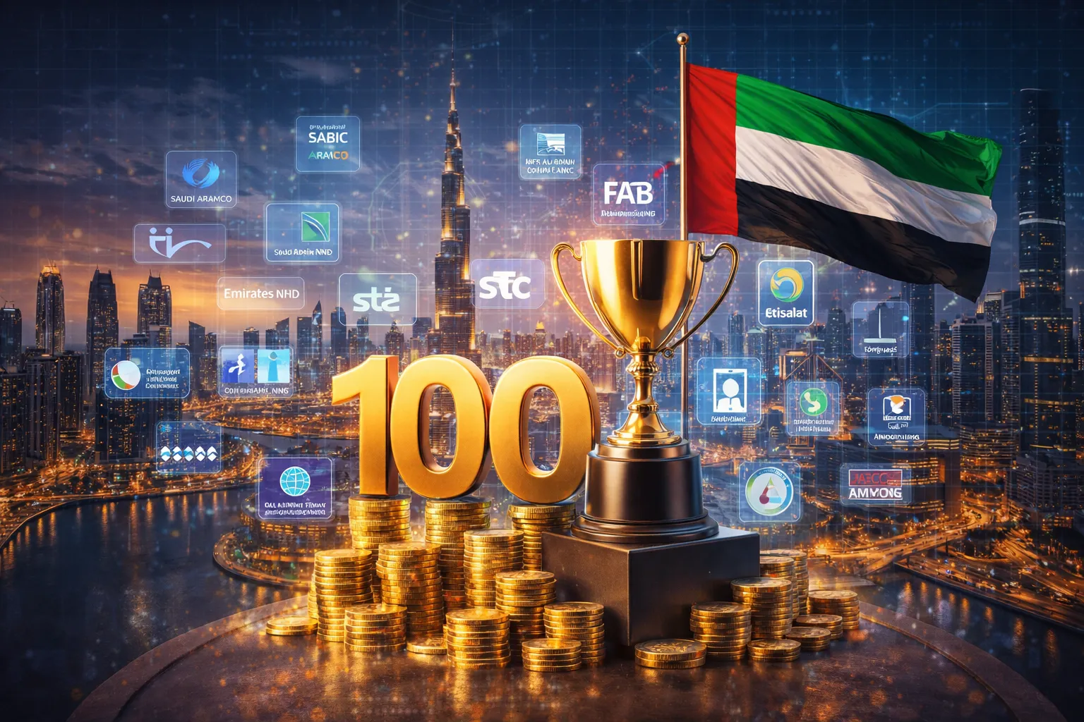 الإمارات تتصدر قائمة أكبر 100 شركة عامة في الشرق الأوسط 2026